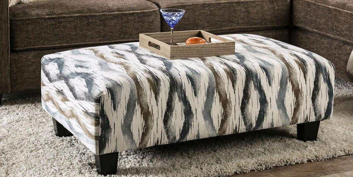 Kempston Brown L Shape Sectional Sofa