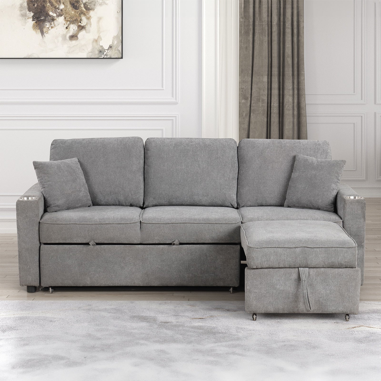 Kendal Gray Sleeper Sofa