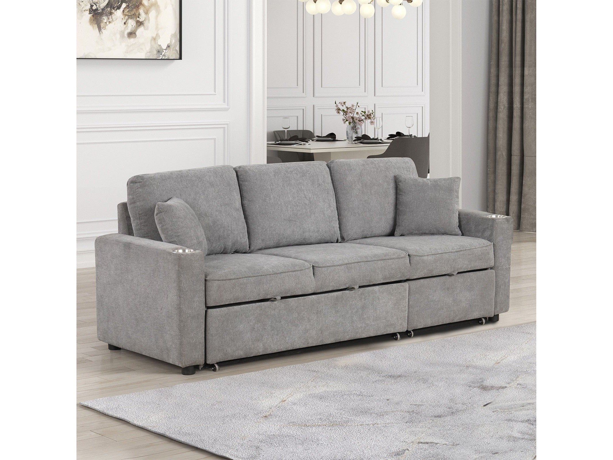Kendal Gray Sleeper Sofa