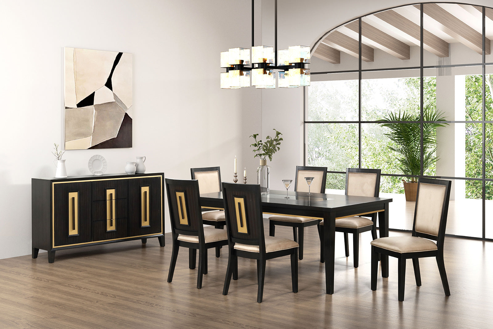 Kenyada Espresso Dining Chair (Set of 2)