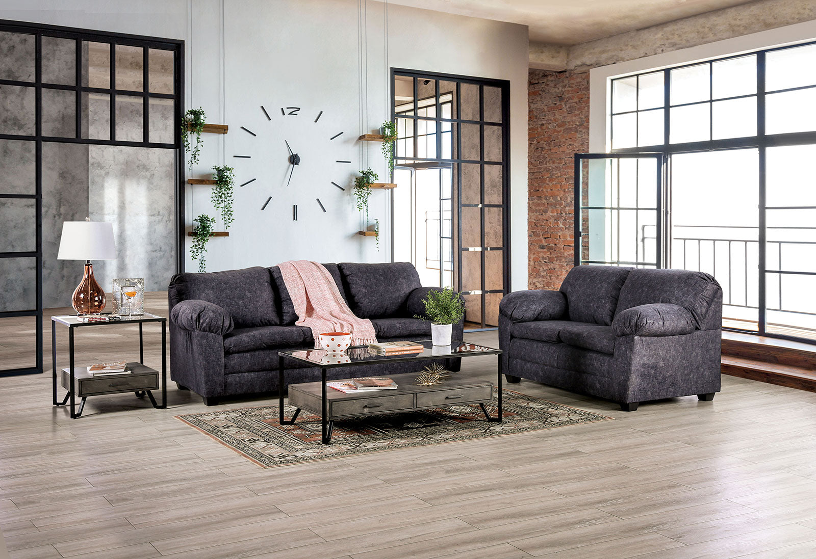 Keswick Charcoal Loveseat