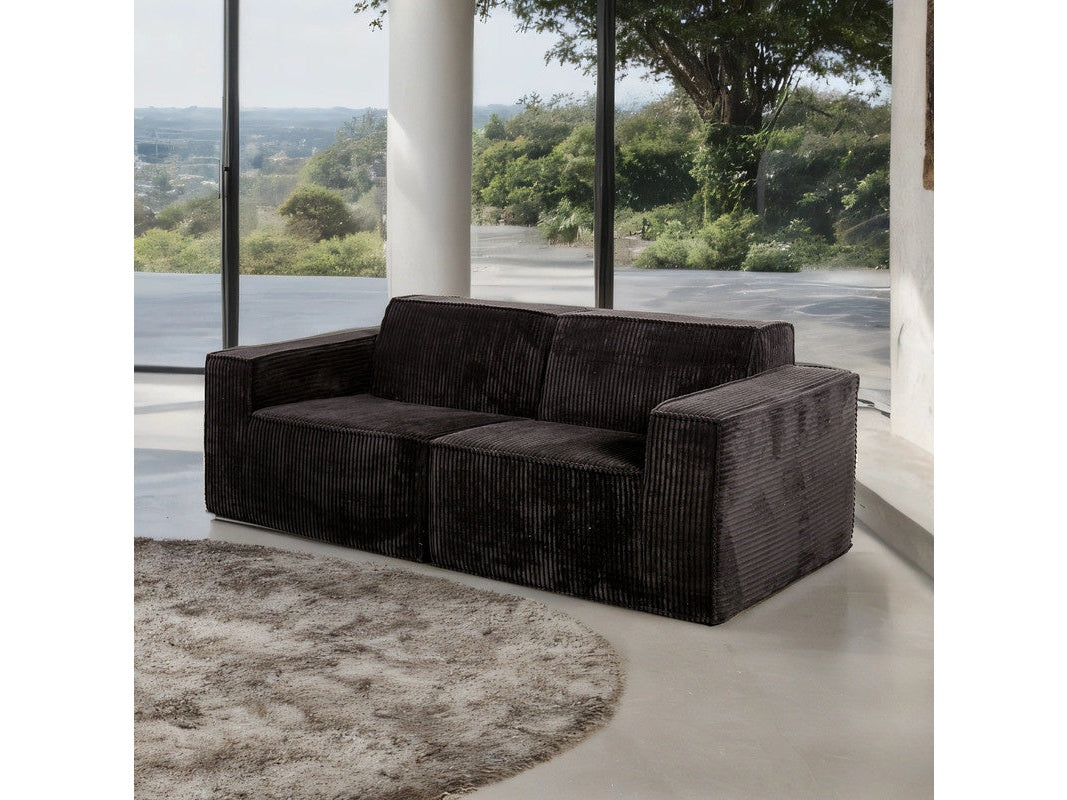 Kimara Black Loveseat