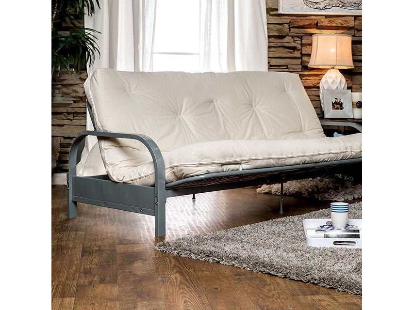 Knox White 8" White Futon Mattress w/ Innerspring