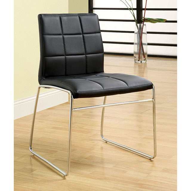 Kona Chrome Round Dining Table