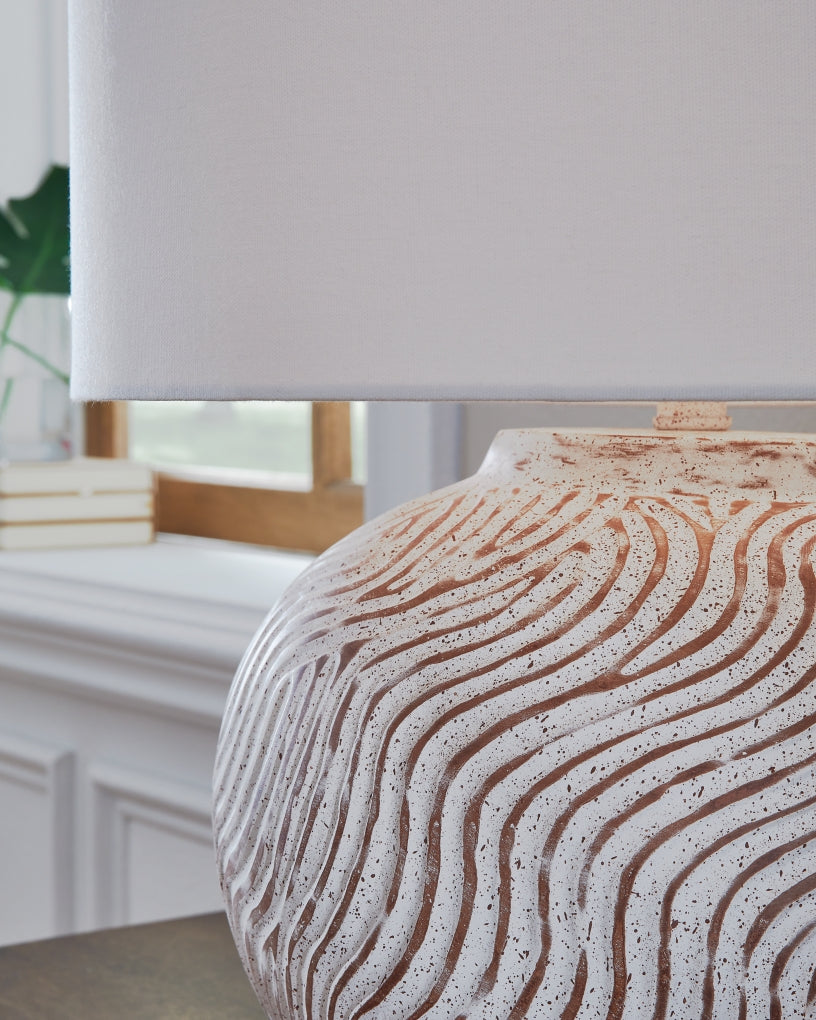 Vien Terracotta Table Lamp