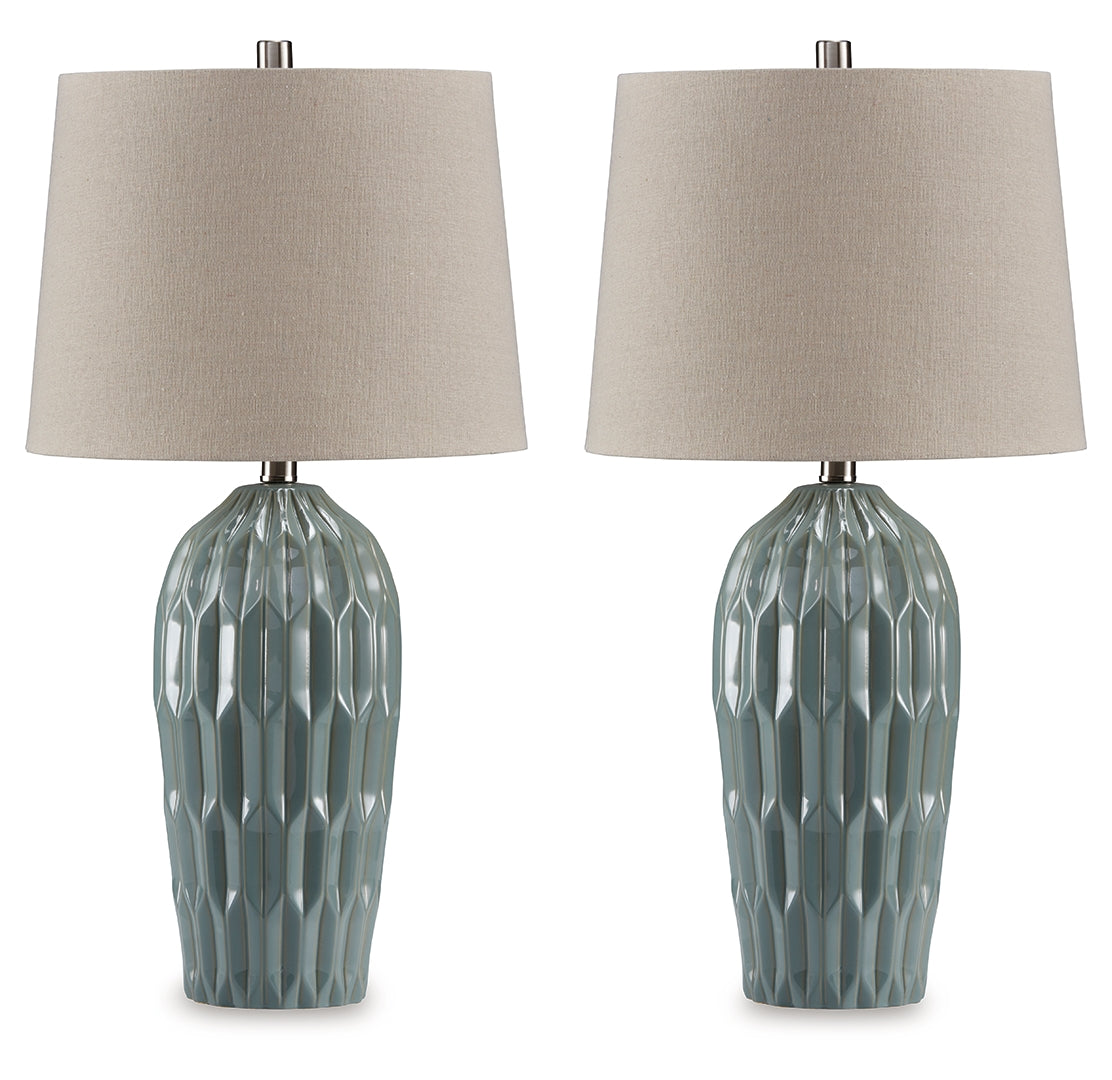 Hadbury Ceramic Table Lamp (2/CN)