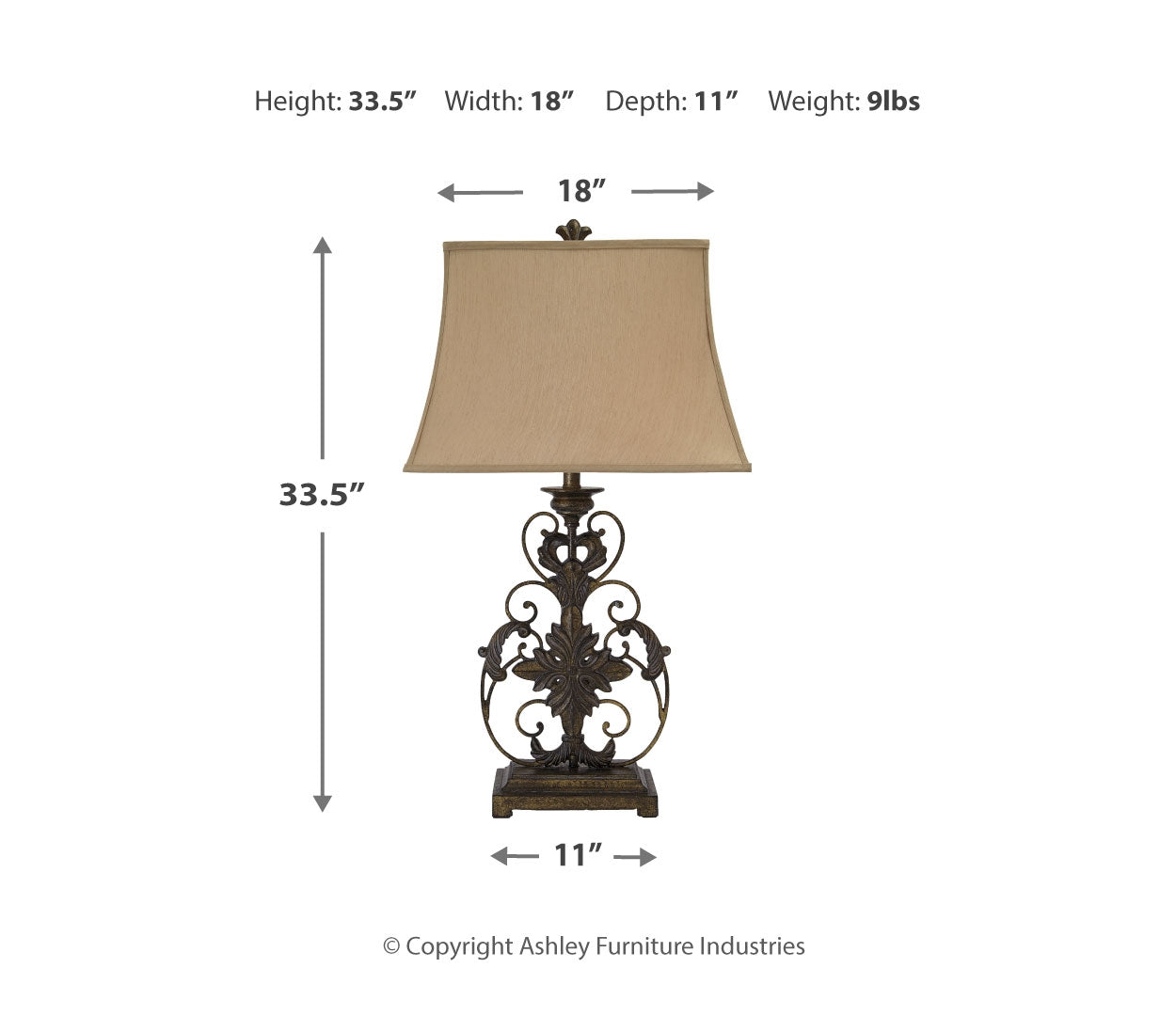 Sallee Poly Table Lamp (1/CN)