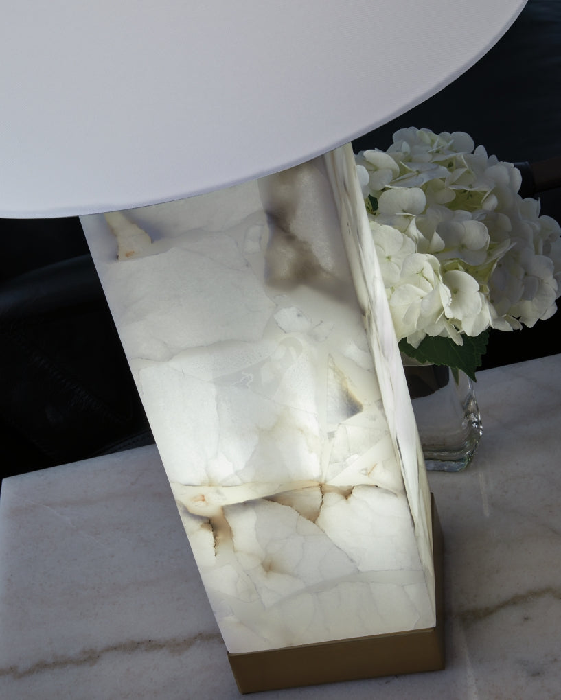 Linderfield Alabaster Table Lamp