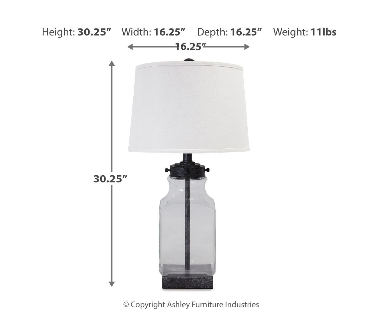 Sharolyn Glass Table Lamp (1/CN)