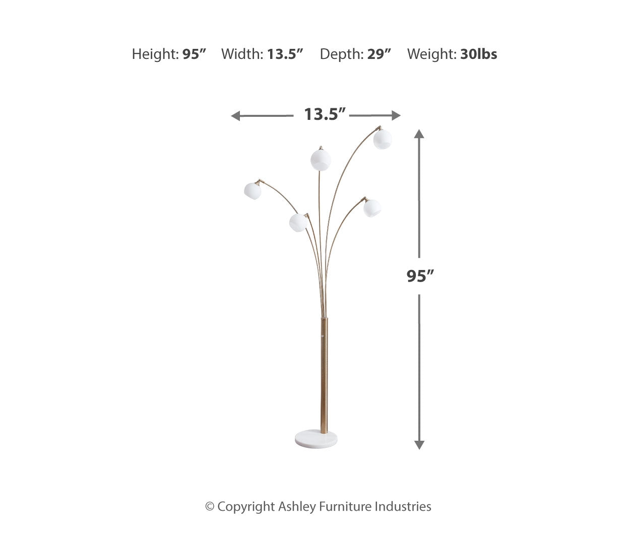 Taliya Metal Arc Lamp (1/CN)