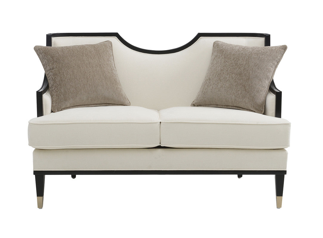 La Salle White Sofa & Loveseat