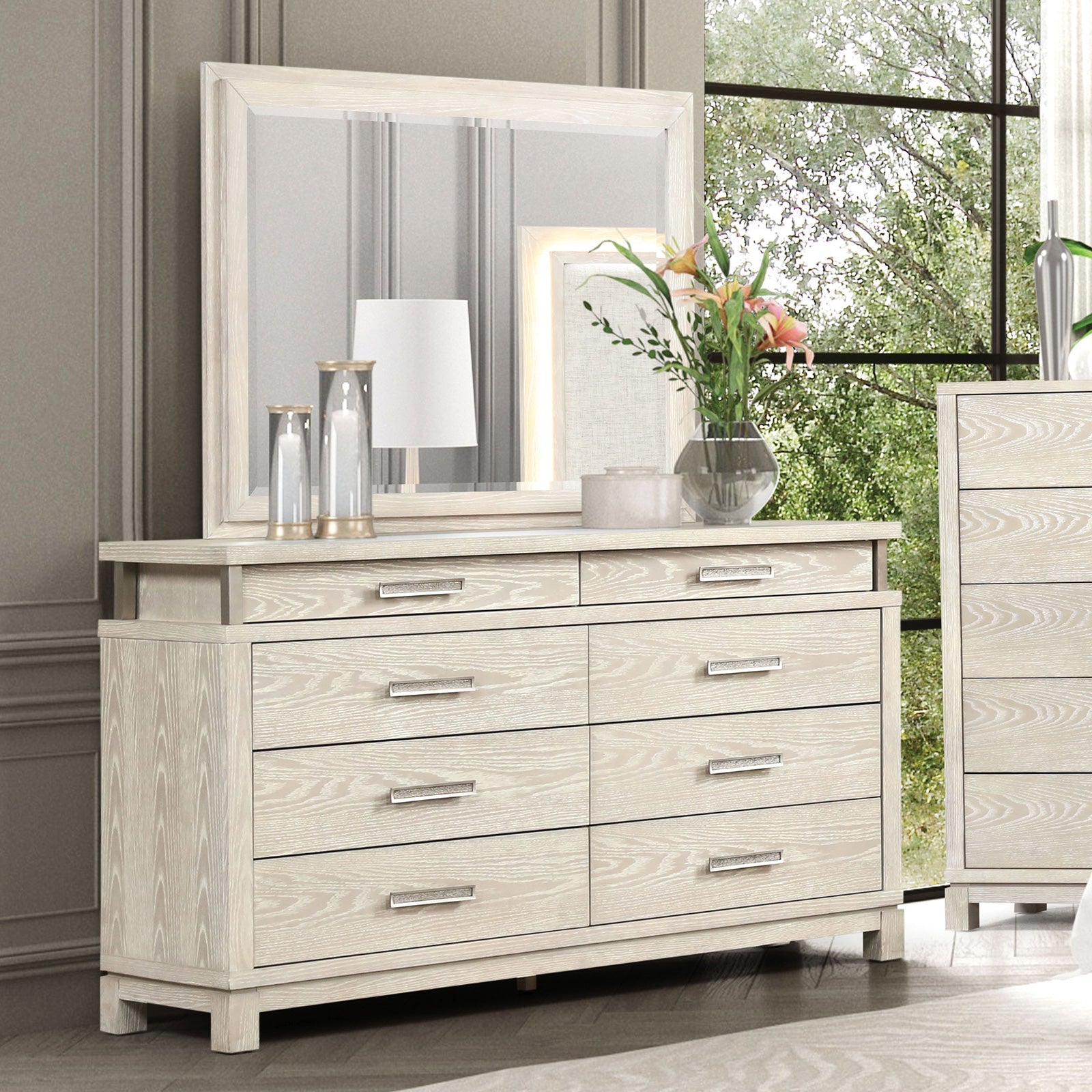 Lafayette Weathered Gray Queen 4 Piece Bedroom Set