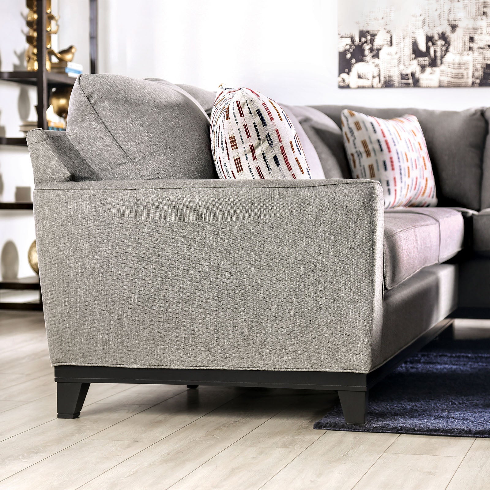 Lantwit Light Gray Sectional