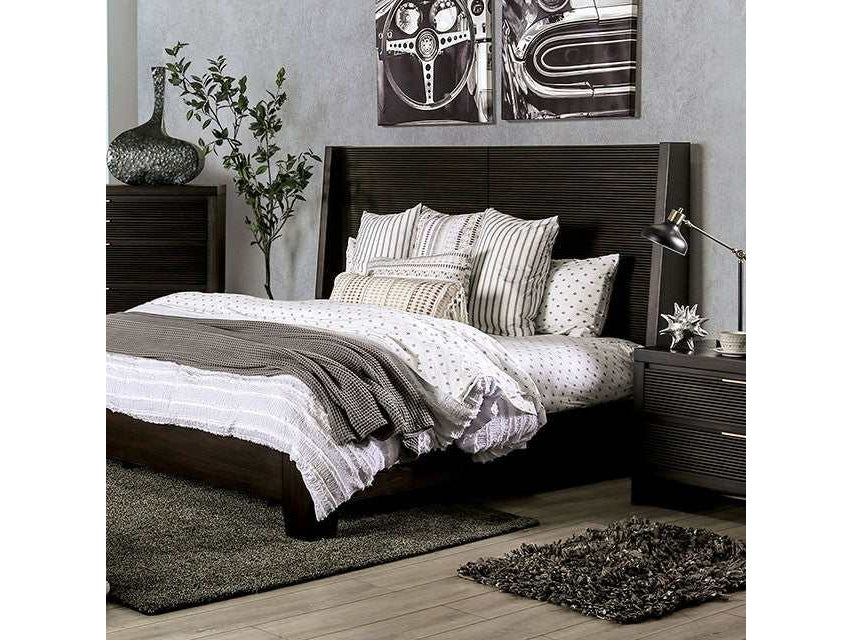 Laurentian Dark Walnut Queen Bed