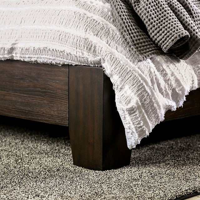 Laurentian Dark Walnut Queen Bed