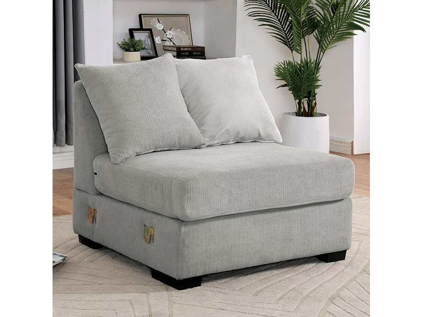Leandra Light Gray Chair