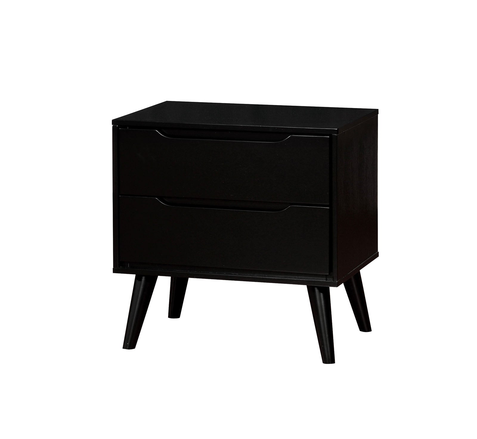 Lennart Black 5 Pc. Queen Bedroom Set w/ 2NS