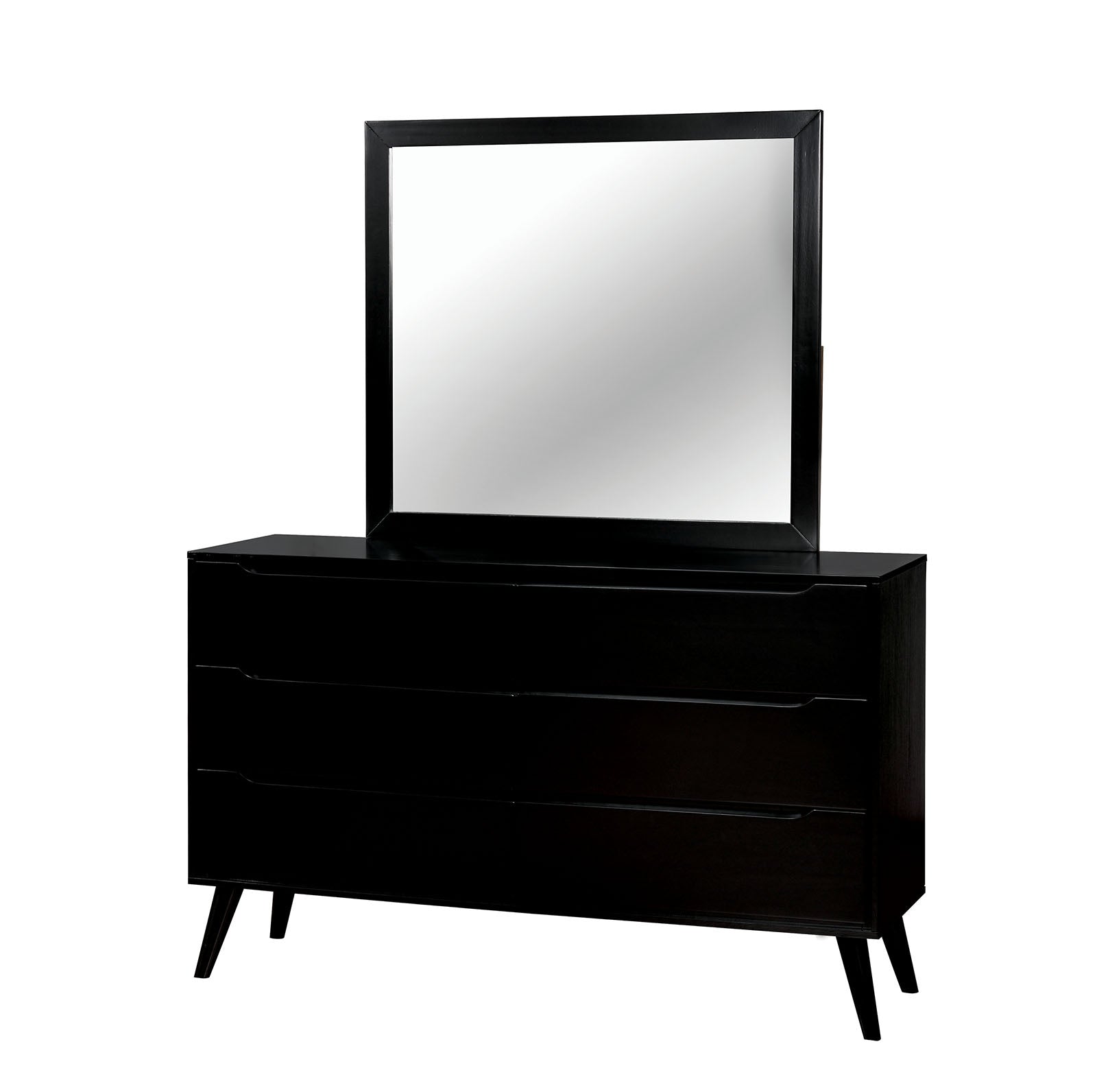 Lennart Black 5 Pc. Queen Bedroom Set w/ Chest