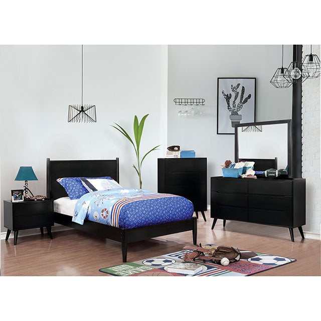 Lennart Black Full Bed