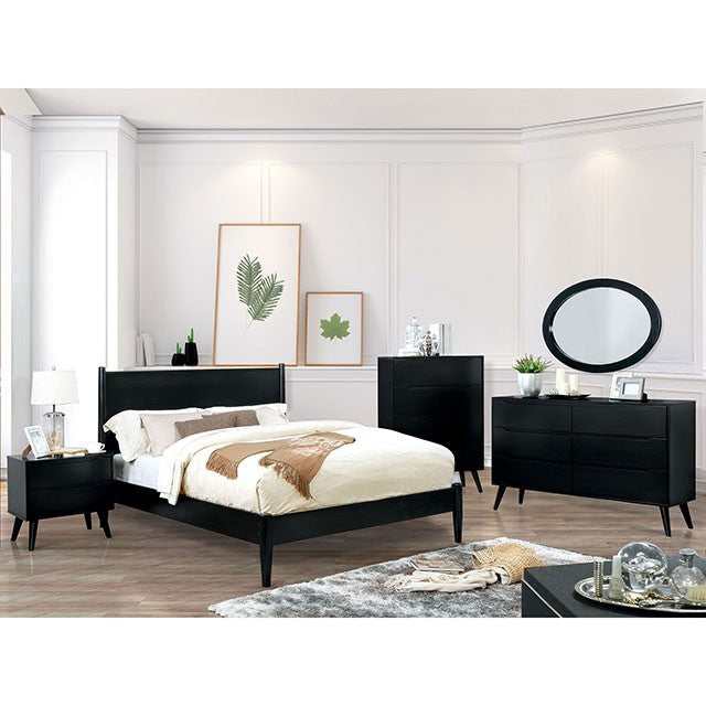 Lennart Black Queen Bed