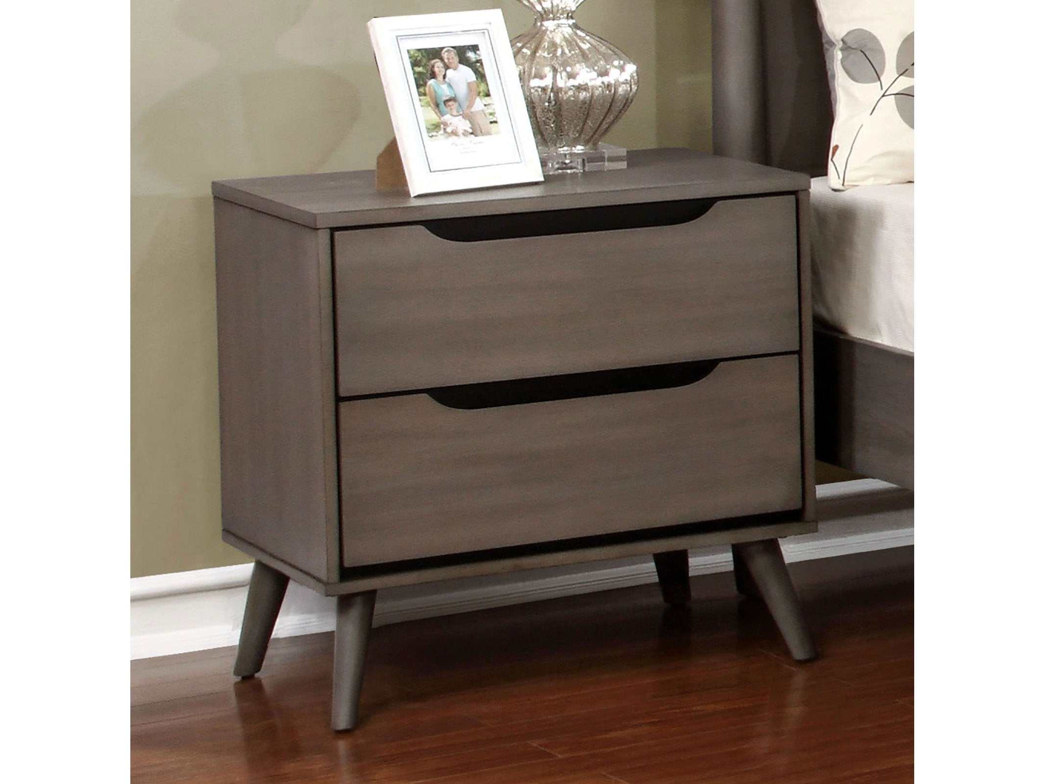 Lennart Gray Nightstand