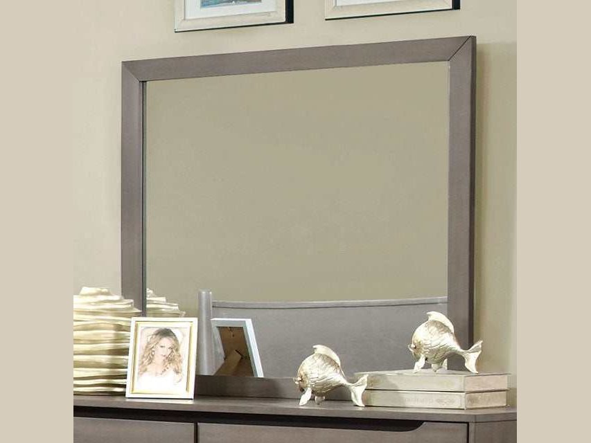 Lennart Gray Rectangular Mirror