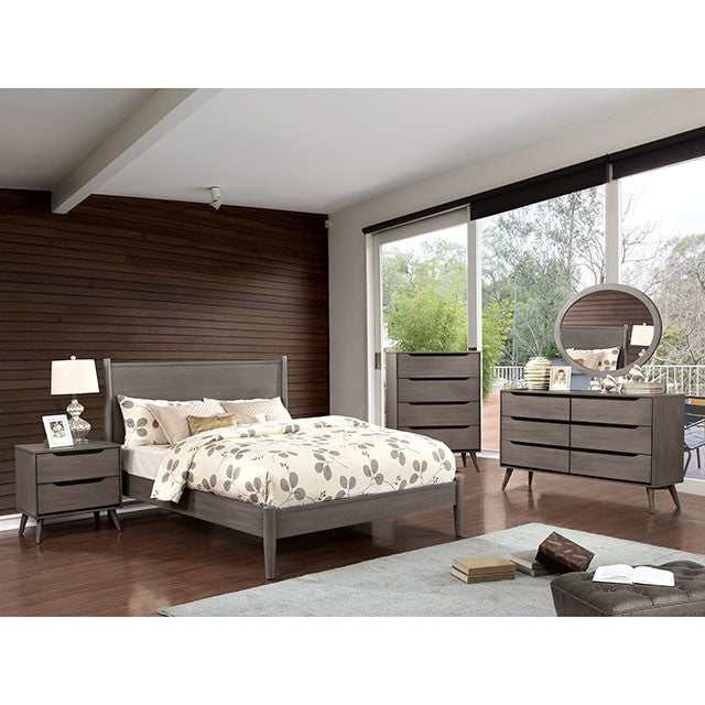 Lennart Gray Twin Bed