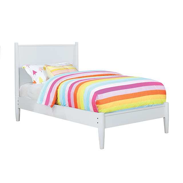 Lennart White Full Bed