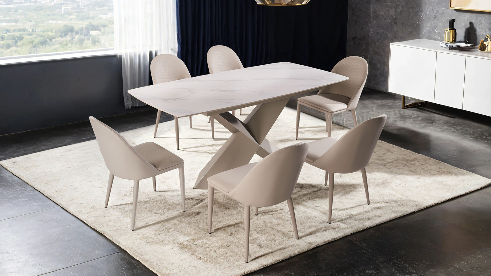 Lenvik Brown Side Chair (Set of 2)