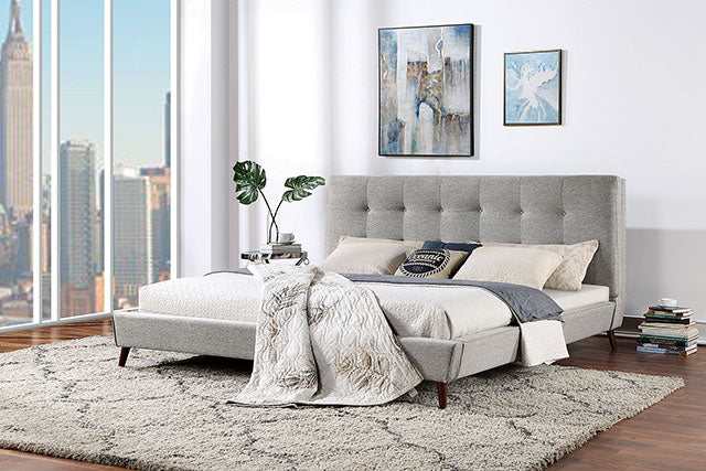 Leomin Gray Eastern King Bed