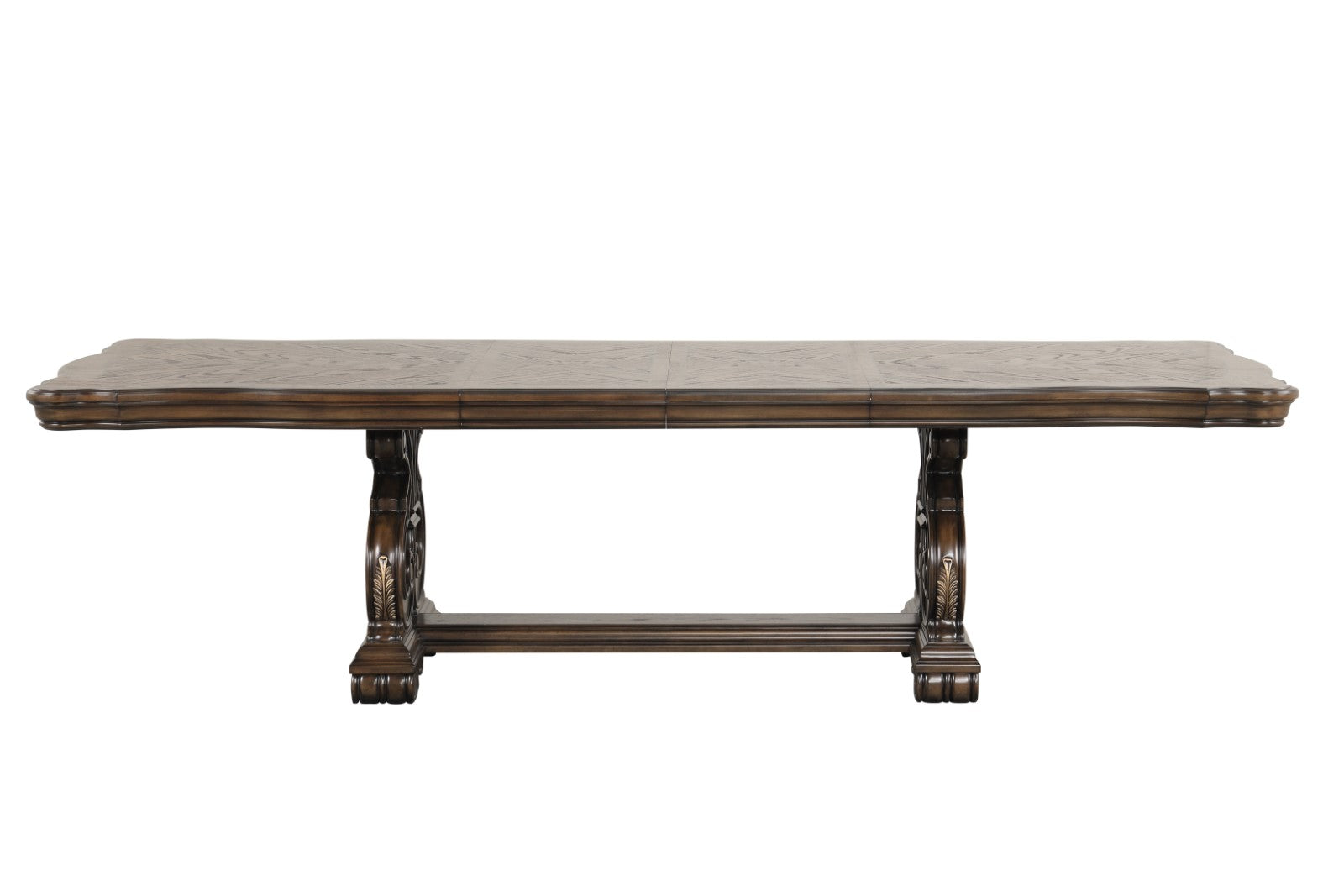 Leovanni Dark Brown Dining Table