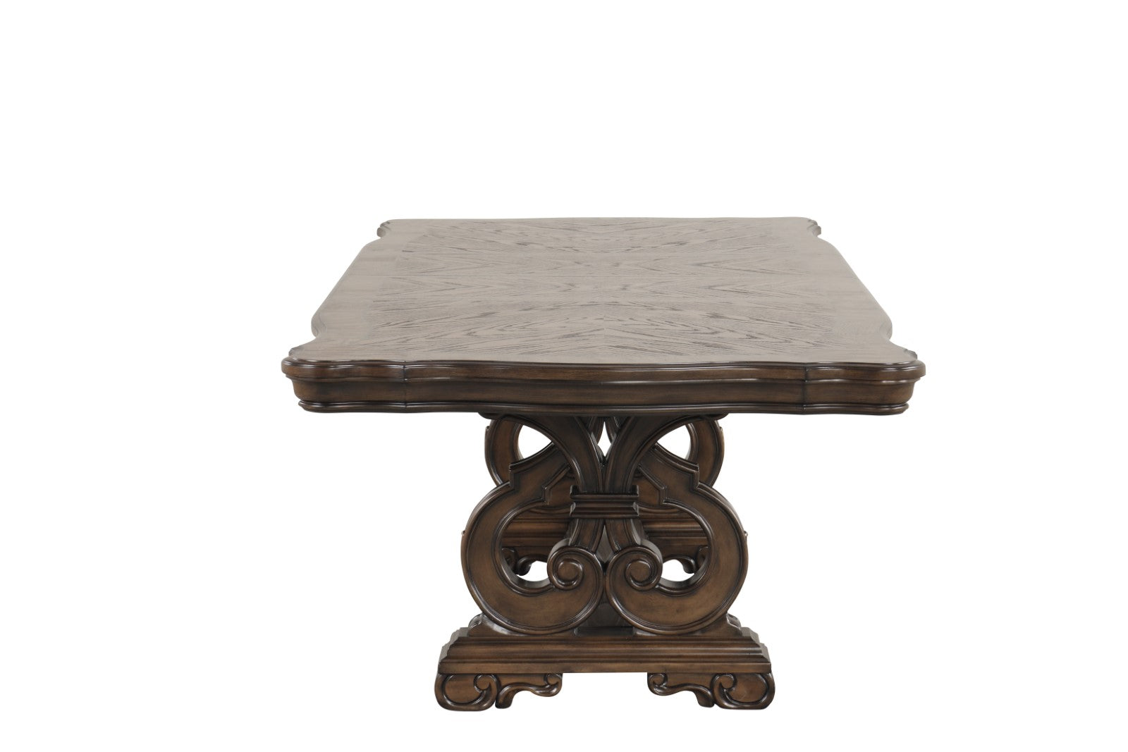 Leovanni Dark Brown Dining Table