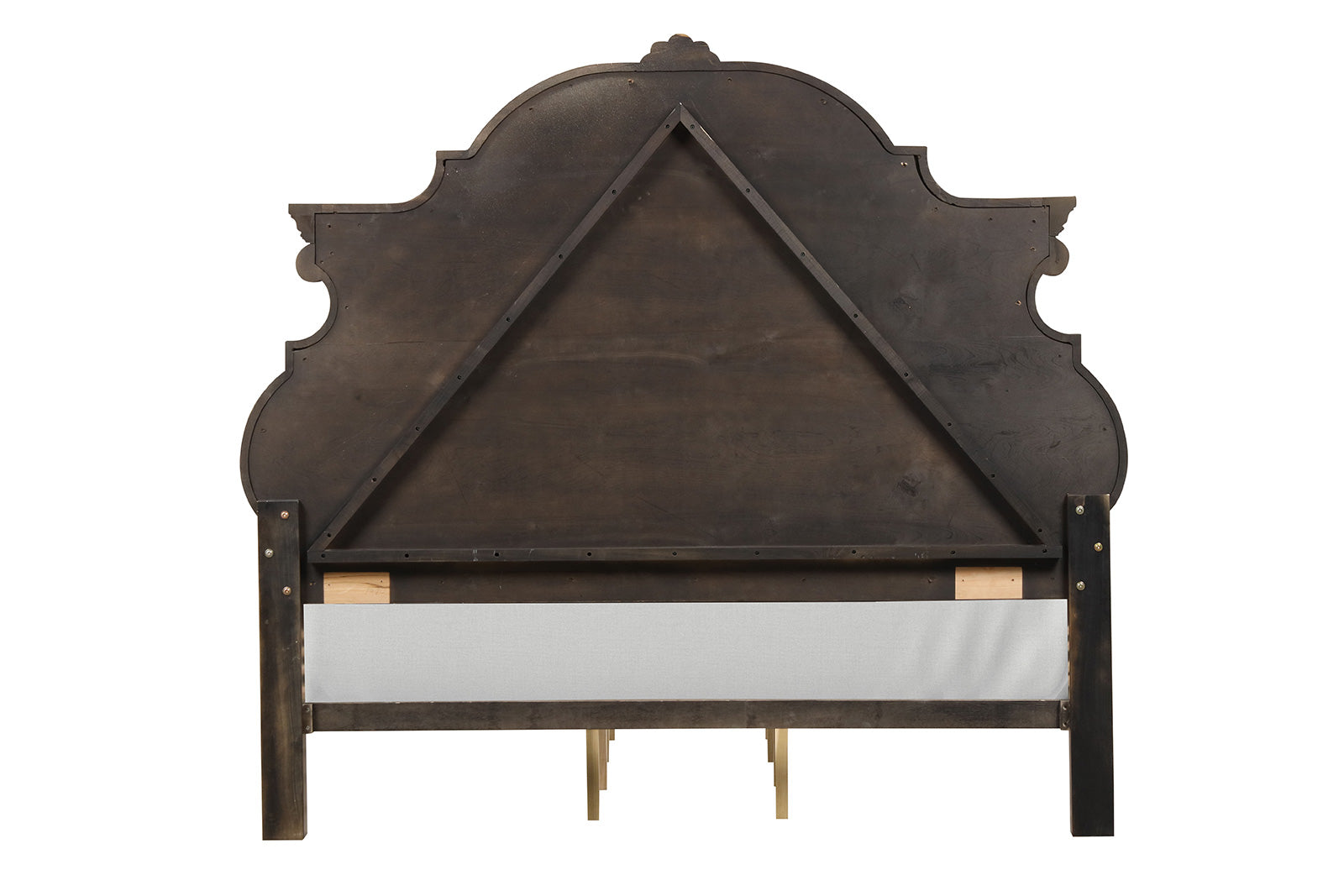 Leovanni Dark Brown Eastern King Bed