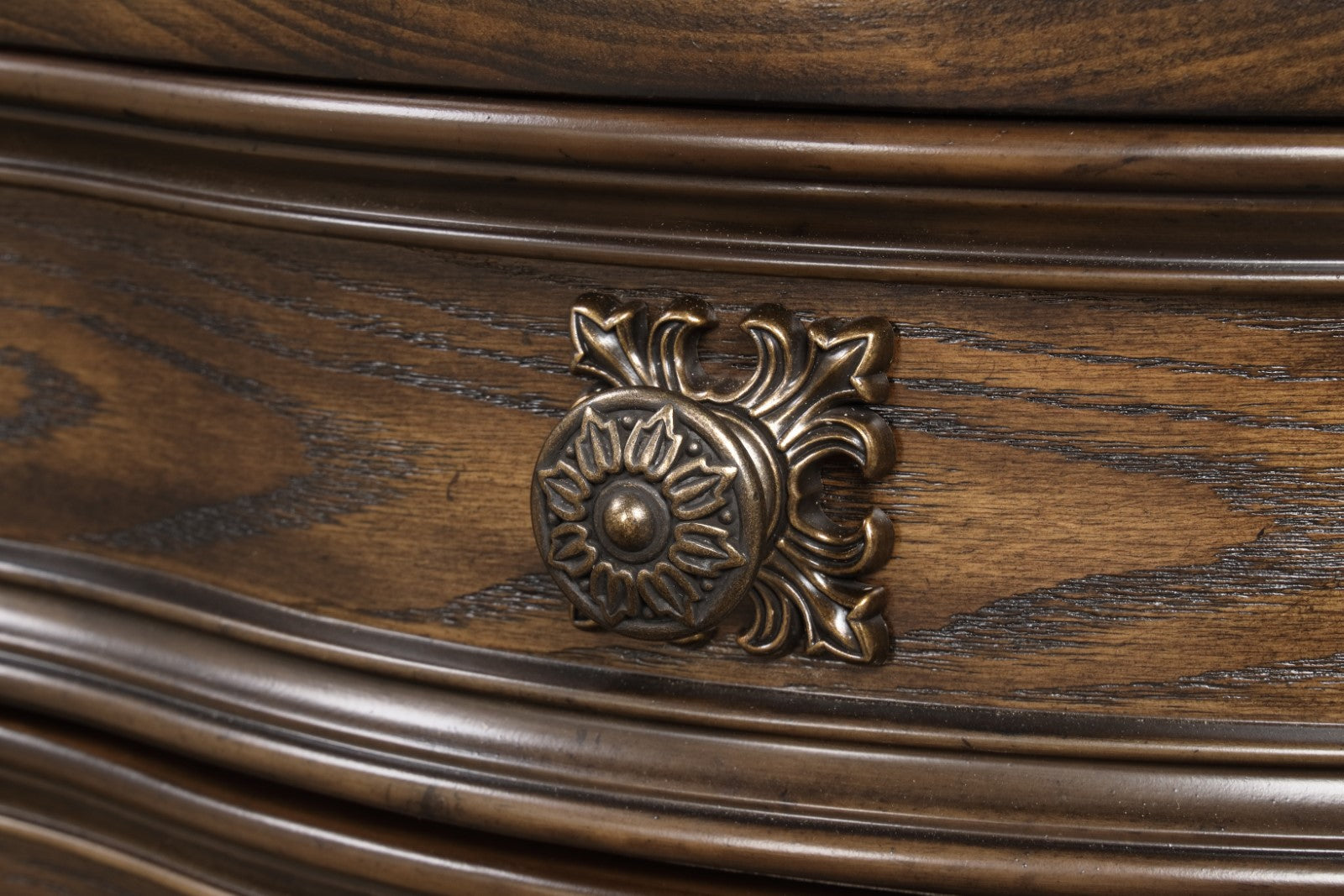 Leovanni Dark Brown Nightstand