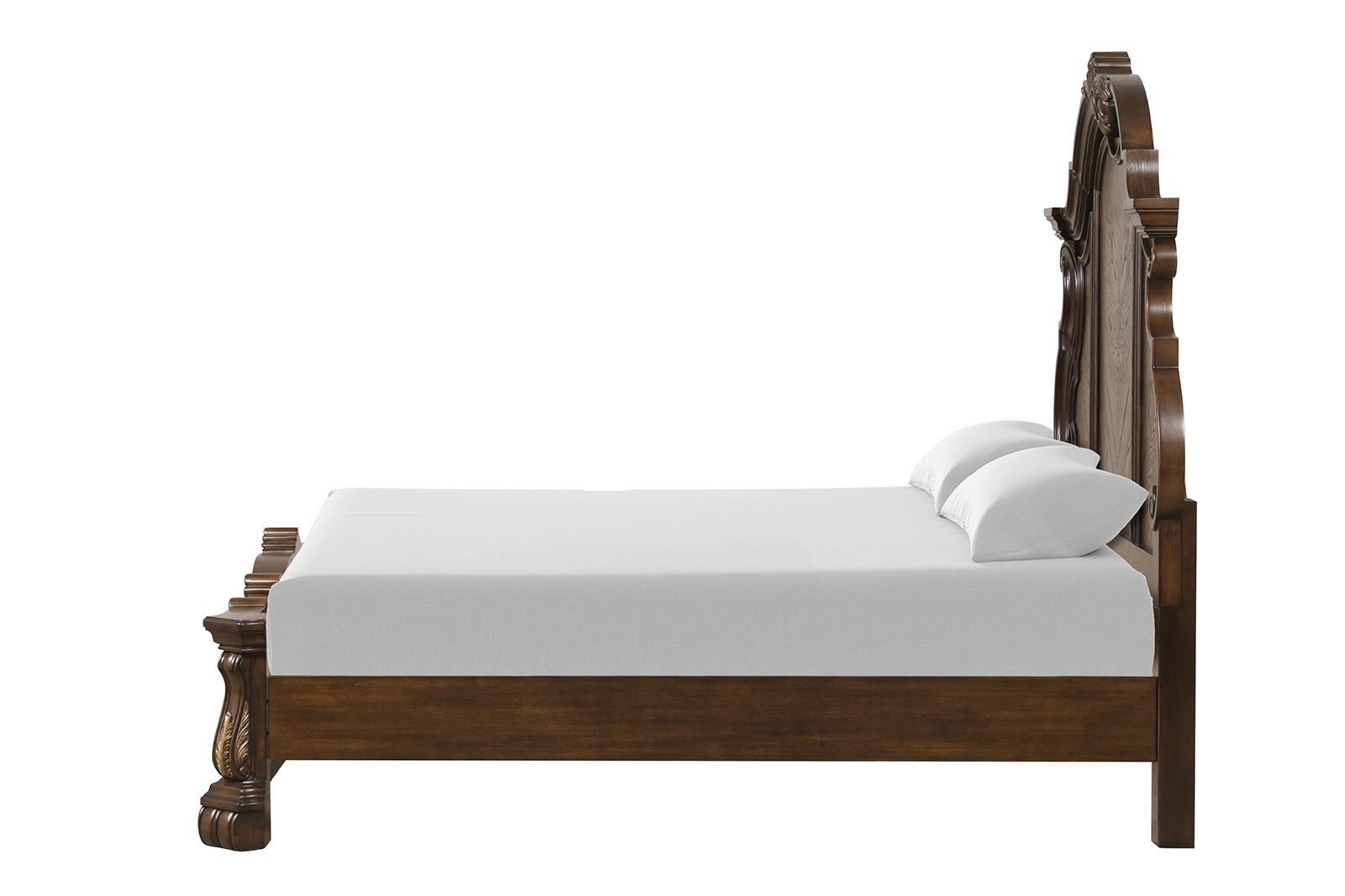 Leovanni Dark Brown Queen 4 Piece Bedroom Set