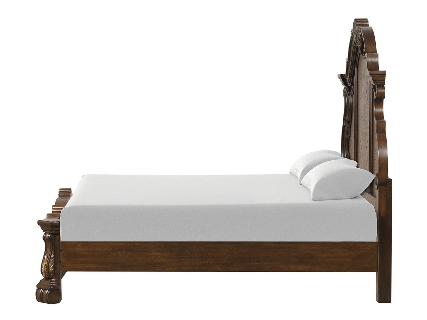 Leovanni Dark Brown Queen Bed
