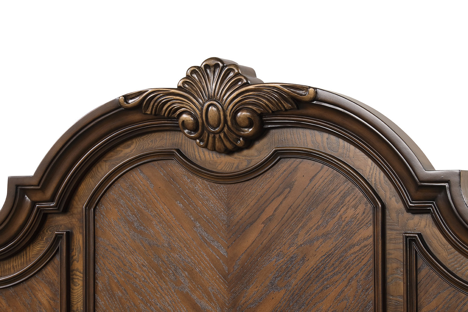Leovanni Dark Brown Queen Bed