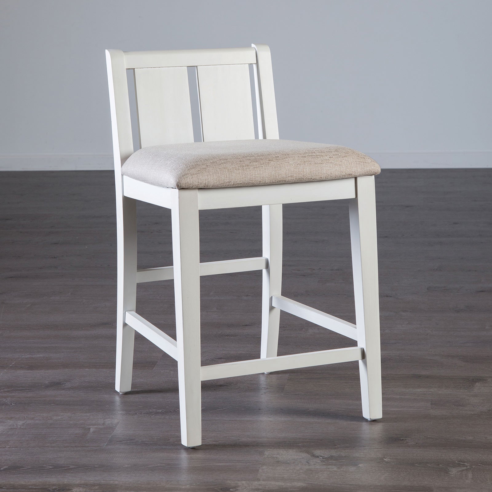 Lescles White/Gray 3 Pc. Counter Height Set