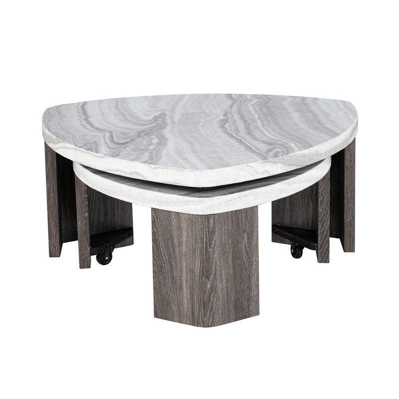 Levis Gray Nesting Cocktail Table