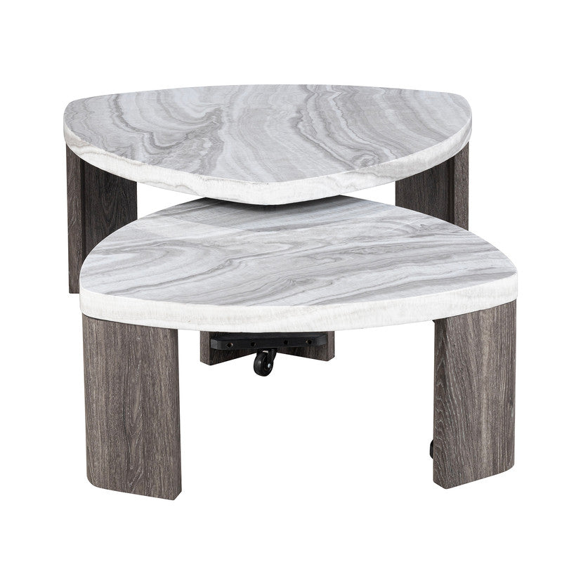 Levis Gray Nesting Cocktail Table