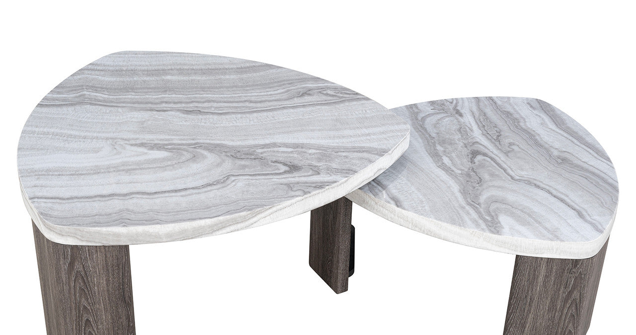 Levis Gray Nesting Cocktail Table