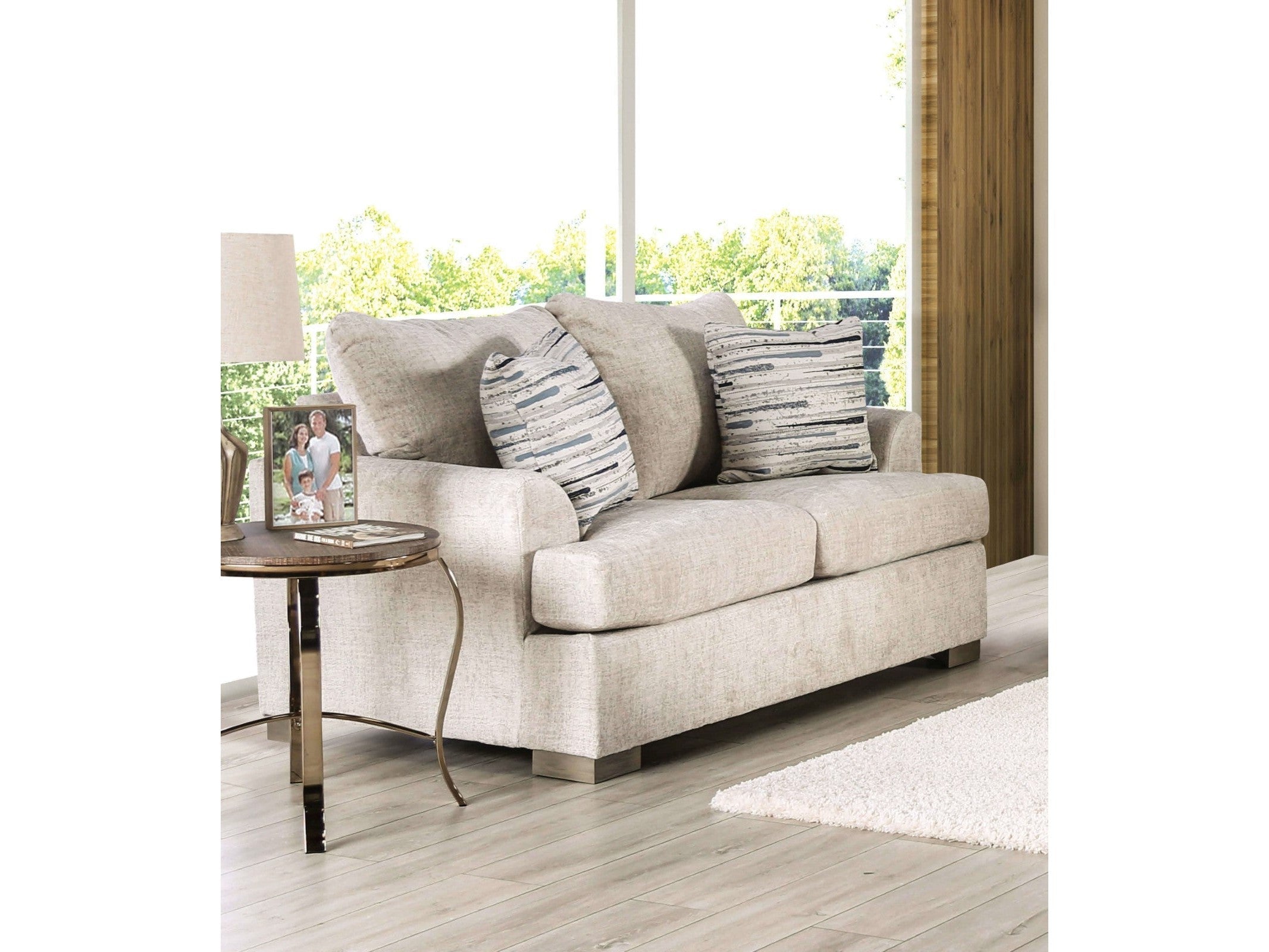 Leytonstone Cream Loveseat