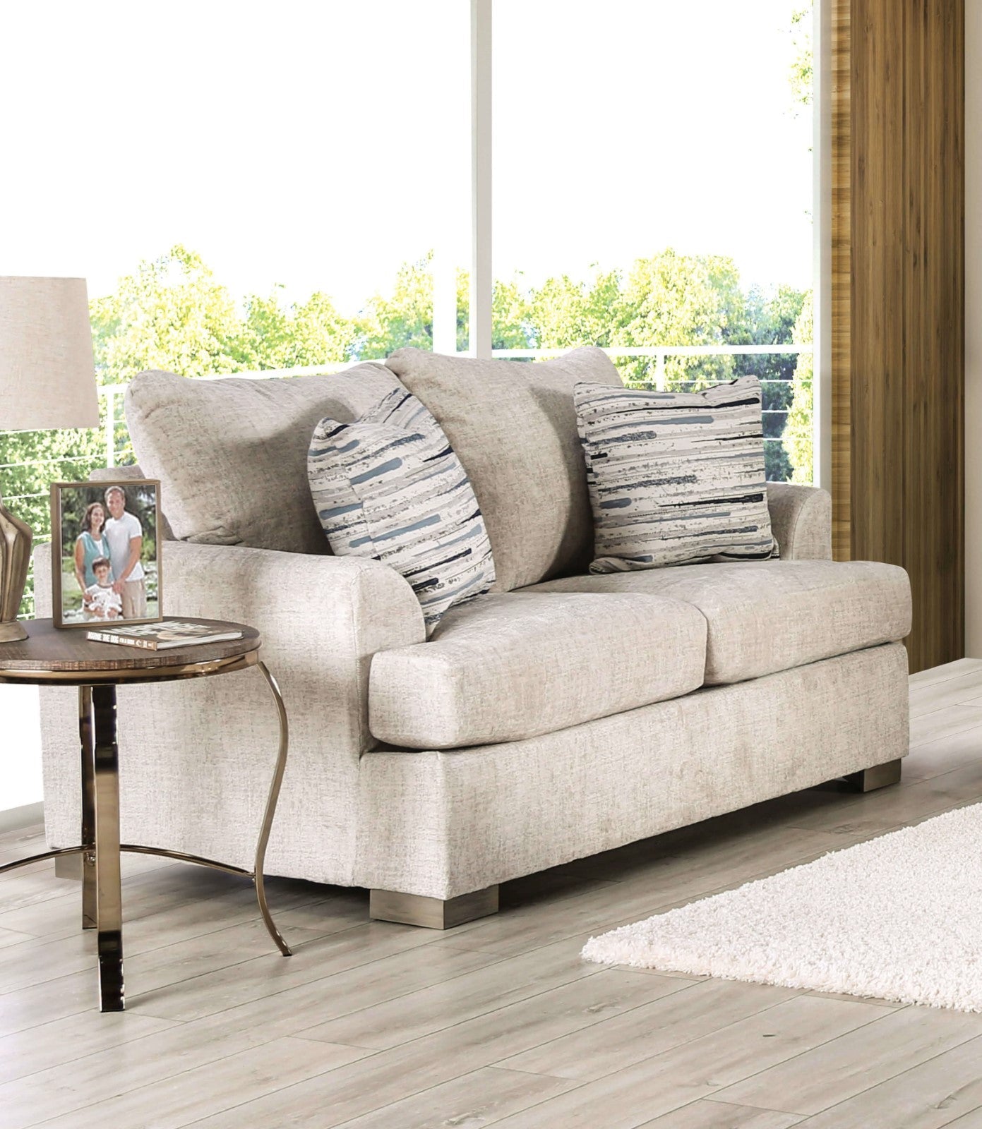 Leytonstone Cream Sofa & Loveseat