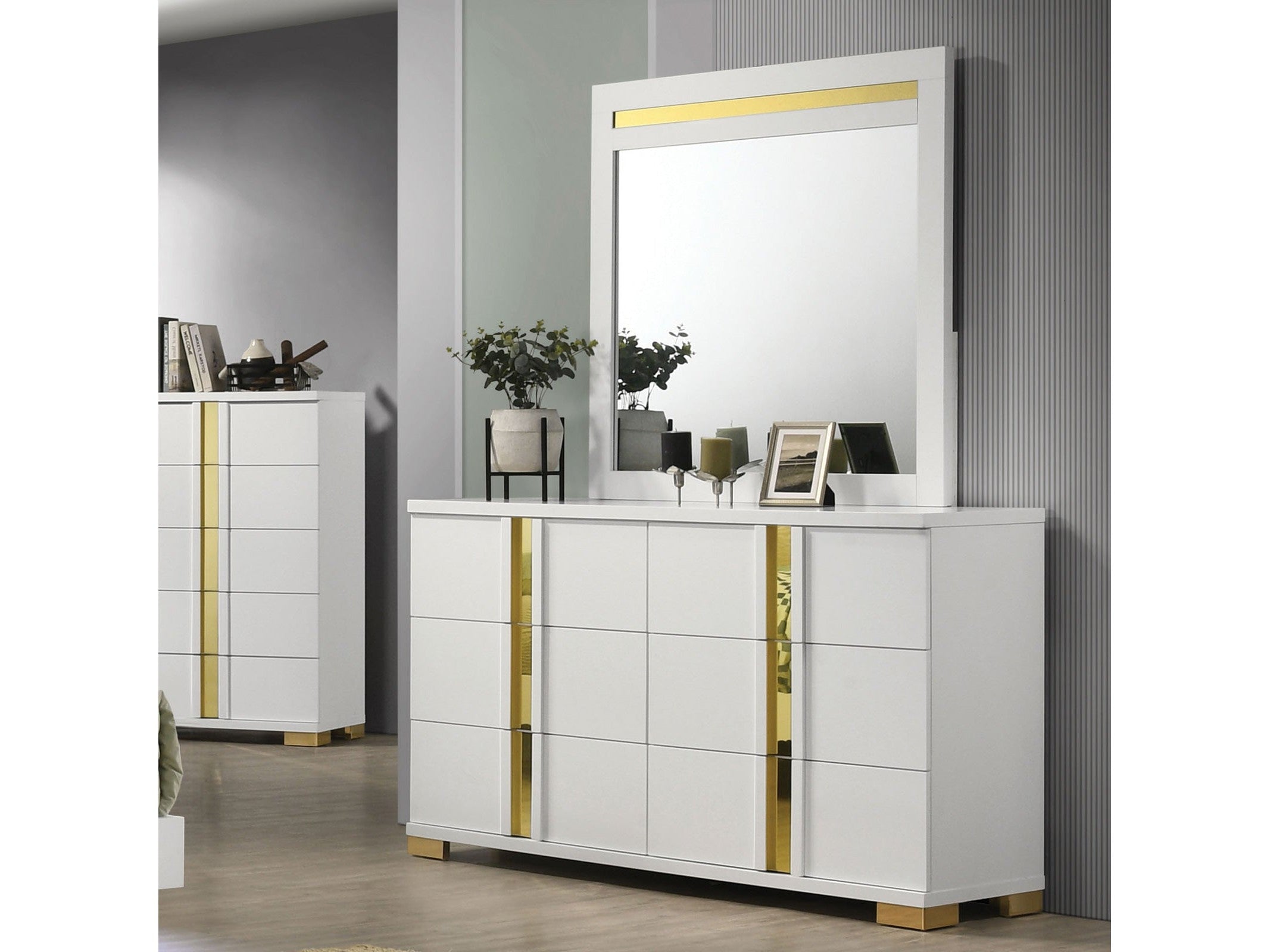 Lillestrom White Dresser