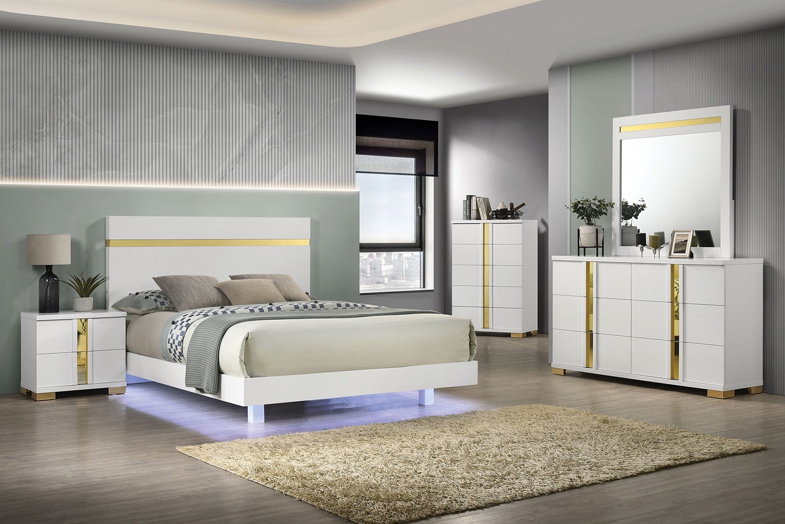 Lillestrom White Twin Bed