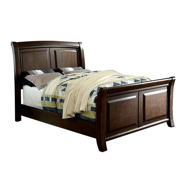 Litchville Brown Cherry California King Bed