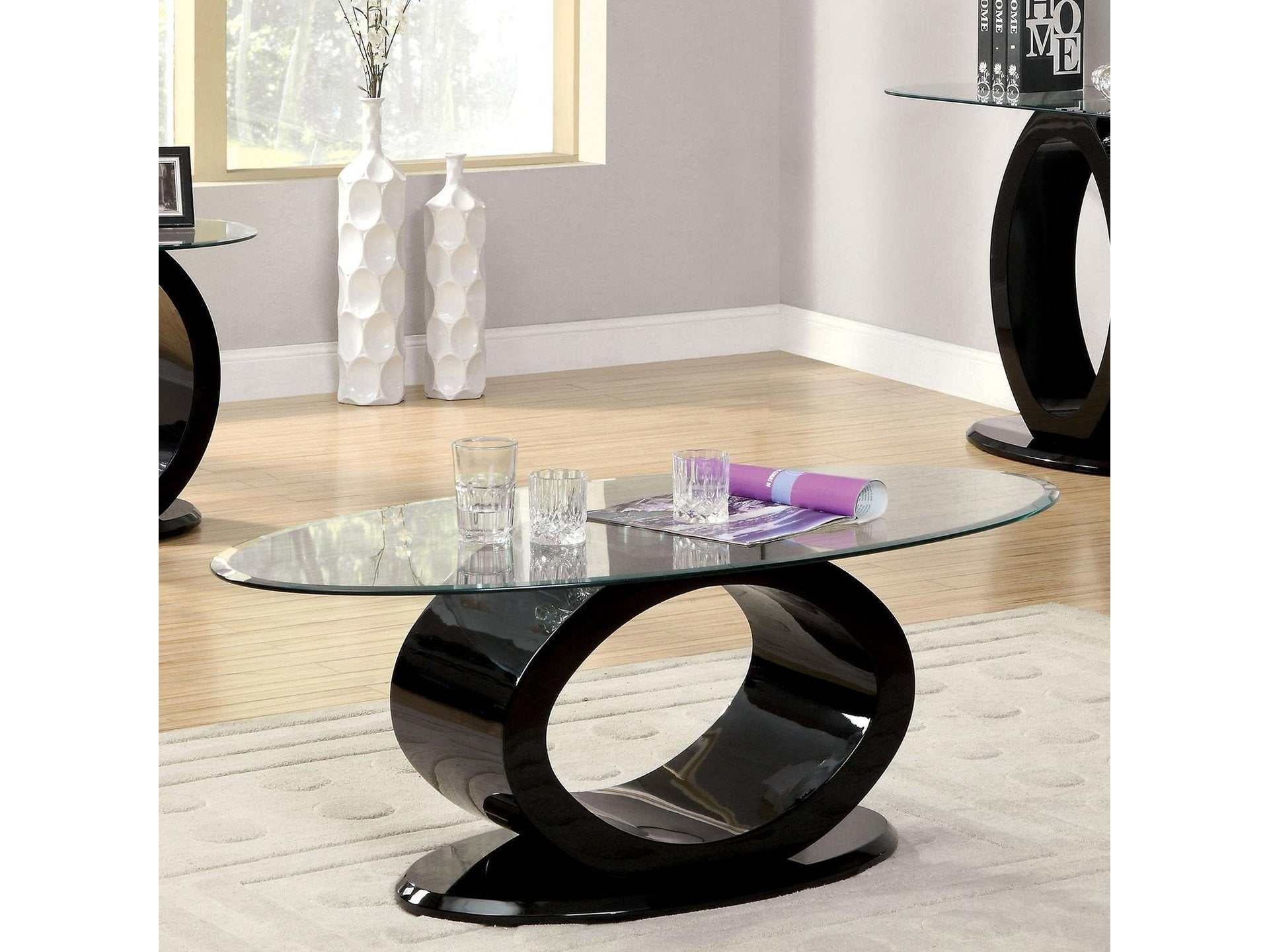 Lodia III Black Coffee Table