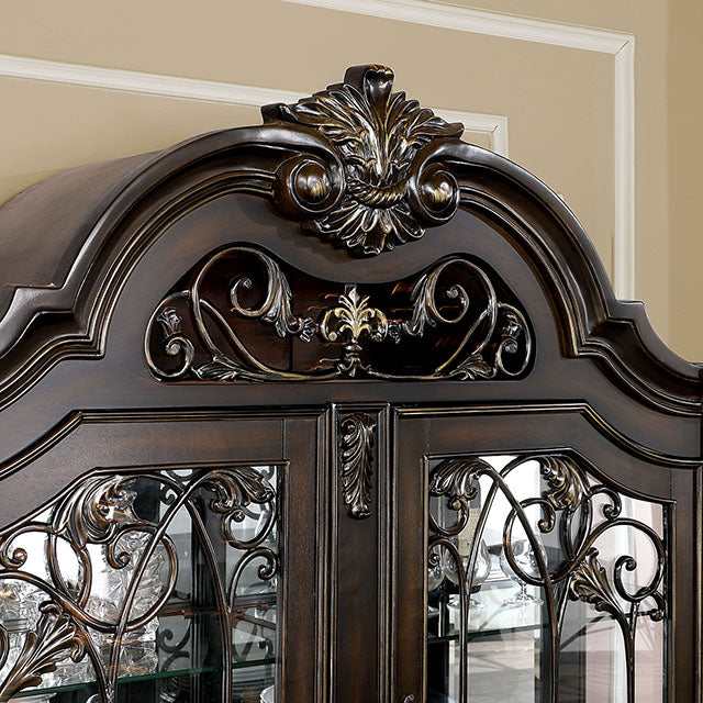Lombardy Walnut Hutch & Buffet