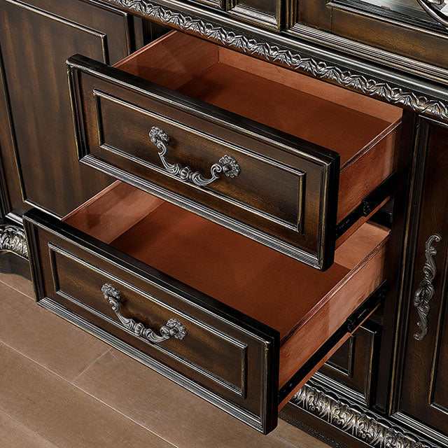 Lombardy Walnut Hutch & Buffet