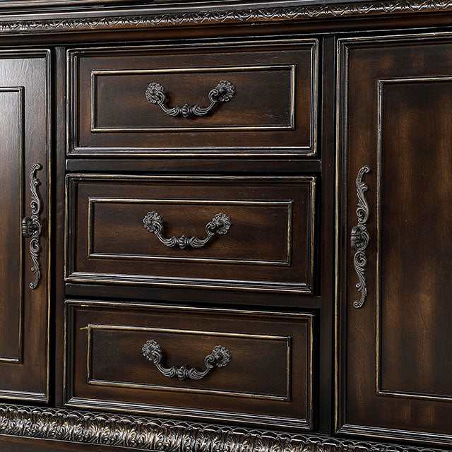 Lombardy Walnut Hutch & Buffet